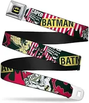 'Buckle-Down Seatbelt Belt - Batman Caped Crusader - 1.0'' Wide - 20-36 Inches in Length'