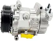 Compatible for Sanden Sd6v12 Mini Air Conditioner Compressor Compatible for Mini Cooper R55 R56 R57 64529223392 64526942501 64522758145 64522758433