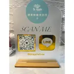 專屬訂製個性化🔆 QRCODE ✨客製化立牌｜打卡牌｜桌立牌｜雷射雕刻💖UV噴繪 | 二維條碼 ✅台灣發貨