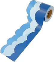 Tofficu 1 Roll Cloud Border Trimmer Stickers for Whiteboard Self-adhesive Sky Decor for Classroom Office Easy Application