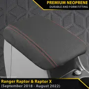 Ford Ranger Raptor PXIII - GP6 Premium Neoprene Console Lid Cover (Made to order)