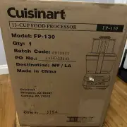 Cuisinart Core Custom 13-Cup Multifunctional Food Processor, White (FP-130)