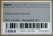 Genuine Vacuum Reach Under Tool And Attachment Part # 966600-01 New In Box