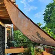 Sun Shade Sail Gazebo Sunblock Shade Cloth Sunshade Netting Terrace Cover