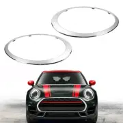 Pair For MINI Clubman F54 2014-2019 Headlight Trim Ring Chrome Left +Right ABS (for: Mini)