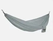 ENO Traveller Single Hammock With Carabiner Light Wt Parachute Silk Nylon Gray