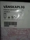 IKEA VANSKAPLIG Pink Kaleidoscope Sheer White Curtain Panels & Ties New NIP