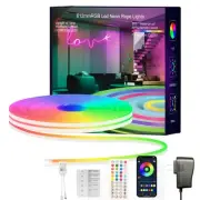 Neon Rope Lights, 16.4FT, RGB LED Strip Lights, App Control,Music Syncing, IR...