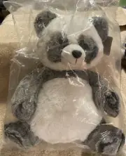 Aurora Ping Panda Bear Stuffed Animal Soft Grey 12" Plush Soft