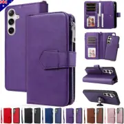 Fr Samsung S25 S24 S23 Plus Ultra S22 S21 Note 20 Removable Magnetic Wallet Case