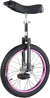 FREEZYMAN Adults Unicycle 20 Inch, One Wheel Balance Bike Unicycles for Big Kids Boys Girls Teens Beginners, Excellent Manganese Steel Frame ( Color : Black )