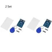 2 Sets NEW RFID Module 13.56MHz MFRC-RC522 NFC RF IC Card Keyfob