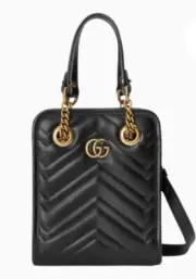 Gucci Black Marmont Matelasse Mini Bag New With Tags!