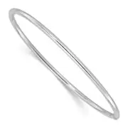 925 Sterling Silver Slip On Bangle Bracelet