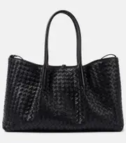 [Bottega Veneta] Bottega Veneta New Tote Intrecciato Large leather tote bag One Size black
