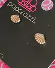 Ladies Girls Teens Sea Star Shell Shaped Silver Post Stud Earrings WOW NWT