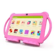 7 inch Tablet Kids Tablet Android 12 Tablet 32GB ROM 2+5MP Dual Camera, Pink