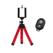 Mini Tripod - Flexible Octopus Mount with Wireless Bluetooth Remote