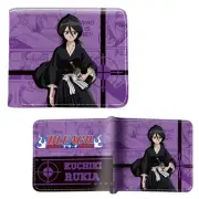 New Rukia Kuchiki Style A BLEACH BiFold Wallet Burichi Credit Card Billfold