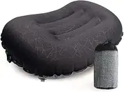 Inflatable Camping Pillow, Travel Pillows for Backpacking & Airplane, Lumbar Support Blow Up Pillows, Ultralight Compressible, Comfortable, Ergonomic Pillows