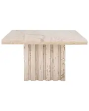 Safavieh Couture Olivia Square Travertine Accent Table