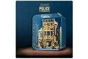 Lego Police Station 10278 Display Case - Crystal blue