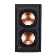 Klipsch RW-5802 II IW Dual Active 8" Cerametallic In-Wall Subwoofer White (Each)