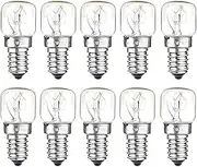 Spendeal 10PCS Himalayan Salt Lamp Bulbs Globe Light Bulbs Heat Resisting 7W E14 | Long Lasting Night Light Bulbs for Crystal Salt Rock Lamps, Scentsy Warmer Wax Diffuser, Candle Warmers (10)