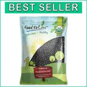 Whole Dried Organic Black Beans - 10 Pounds, Plant-Based Protein Powerhouse