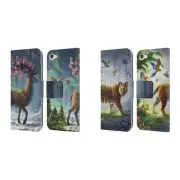 JONAS "JOJOESART" JÖDICKE FANTASY FOREST LEATHER BOOK WALLET CASE FOR iPOD TOUCH