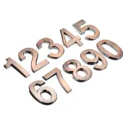 House Numbers 3D Mailbox Numbers 0-9, 20Pcs Home Numbers Large , Bronze