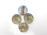 Black Diamond Illumine (18mm) Swarovski Art 5621 Crystal Twist Beads