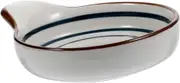 SHOWERORO Ceramic Condiment Dish Multi-Purpose Sauce Plate Small Bowls Elegant Design for Home Stable
