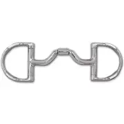 Myler Dee with Hooks with Stainless Steel Ported Barrel
