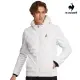 【LE COQ SPORTIF 公雞】休閒經典羽絨外套 男款-白色-LWS61330