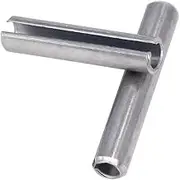 GB879 Spring-Type Straight Pins 304 Stainless Steel Spring Elastic Cylindrical Cotter Pin Dowel(12mm)