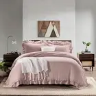 Stone Washed Pure Linen Duvet Cover Set 3 Pieces - King Size Duvet Cover - 10...