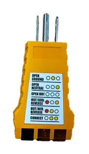 12-4061 Prime AC Duplex Outlet Circuit Tester