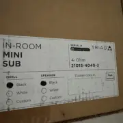 Triad In room mini Sub (Black) *Does Not Include Amp