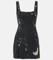 [Staud] Staud Beaded minidress AU 10 black