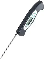 [UOOD] Kitchen Thermometer, Cooking Food Thermometer Foldable Probe and LCD Screen, Instant Read and Digital Waterproof Meat Thermometer for Food Liquid BBQ