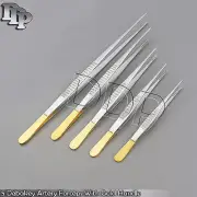 5 O.R GRADE DEBAKEY ARTERY ATRAUMATIC TISSUE VASCULAR FORCEPS WITH GOLD HANDLE