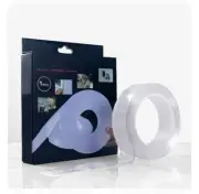 Reusable Traceless Double Sided Adhesive Tape Washable Reusable Gel Grip...