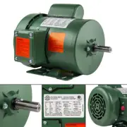 3/4 HP Single Phase Farm Duty Electric Motor 56 Frame 1800 RPM TEFC Enclosure
