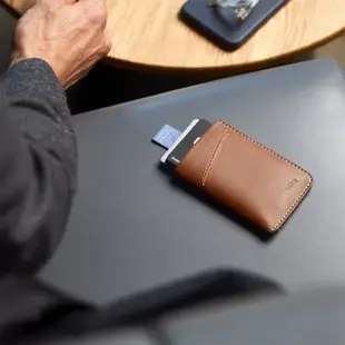 Bellroy 超薄皮夾 卡夾 優質皮革-黑