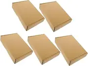 CAXUSD 5Pcs Shipping Boxes Packing Boxes for Safe Storage and Transport Strong Load Bearing Neat Edges for Moving and Shipping