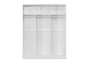 SPACEMASTER BABYLON Large Robe with 2 Mirrored Doors and 1 Panel Door