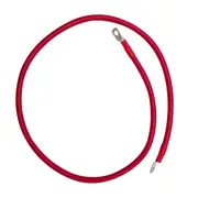 1m 4AWG Connector Cable Power Wire Red M8 Lug On Both Ends Superior Corrosion Resistance Inverter Car RV Marine
