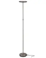 BRIGHTECH Sky Nickel LED Flux Floor Lamp