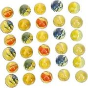 KONTONTY Glass Marbles Toy Set Bulk Pack for Marble Run Decorative Balls 500pcs Clear